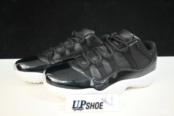 RETRO AV2187 BLACK-WHITE JORDAN 001 LOW AV2187-001 11 AIR 0412